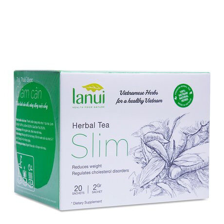 Trà giảm cân Lanui Herbal Tea Slim hiệu quả