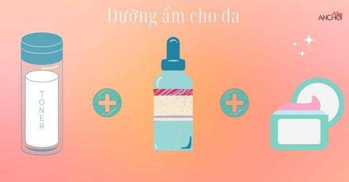 Bạn có thể lựa chọn cách dưỡng ẩm bằng toner, serum hay kem dưỡng tùy vào nhu cầu của da