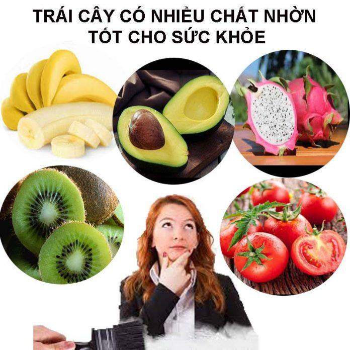 Các loại trái cây chứa nhiều chất nhờn tốt cho sức khỏe