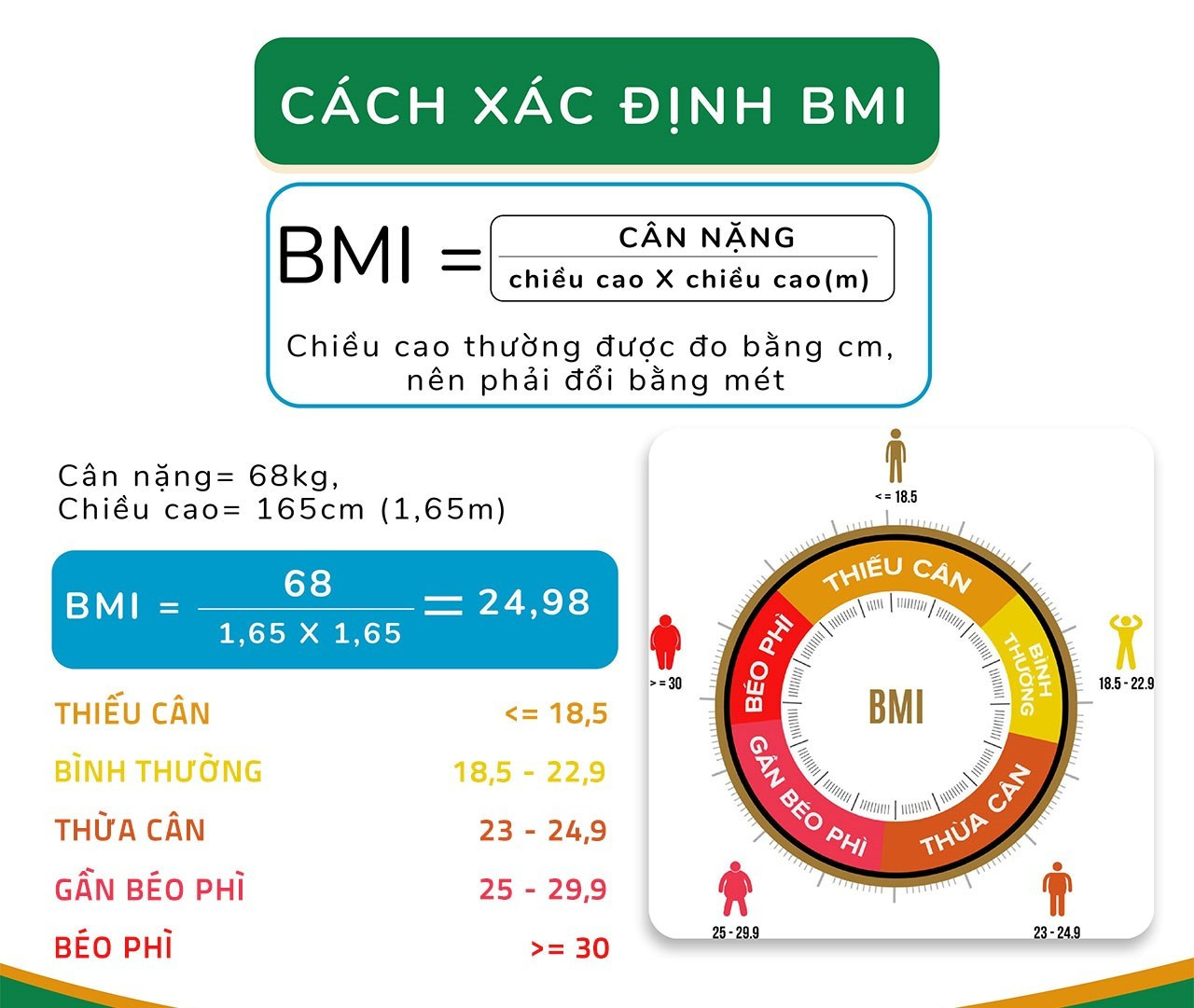 Cách Tính Chỉ Số BMI Chuẩn Xác