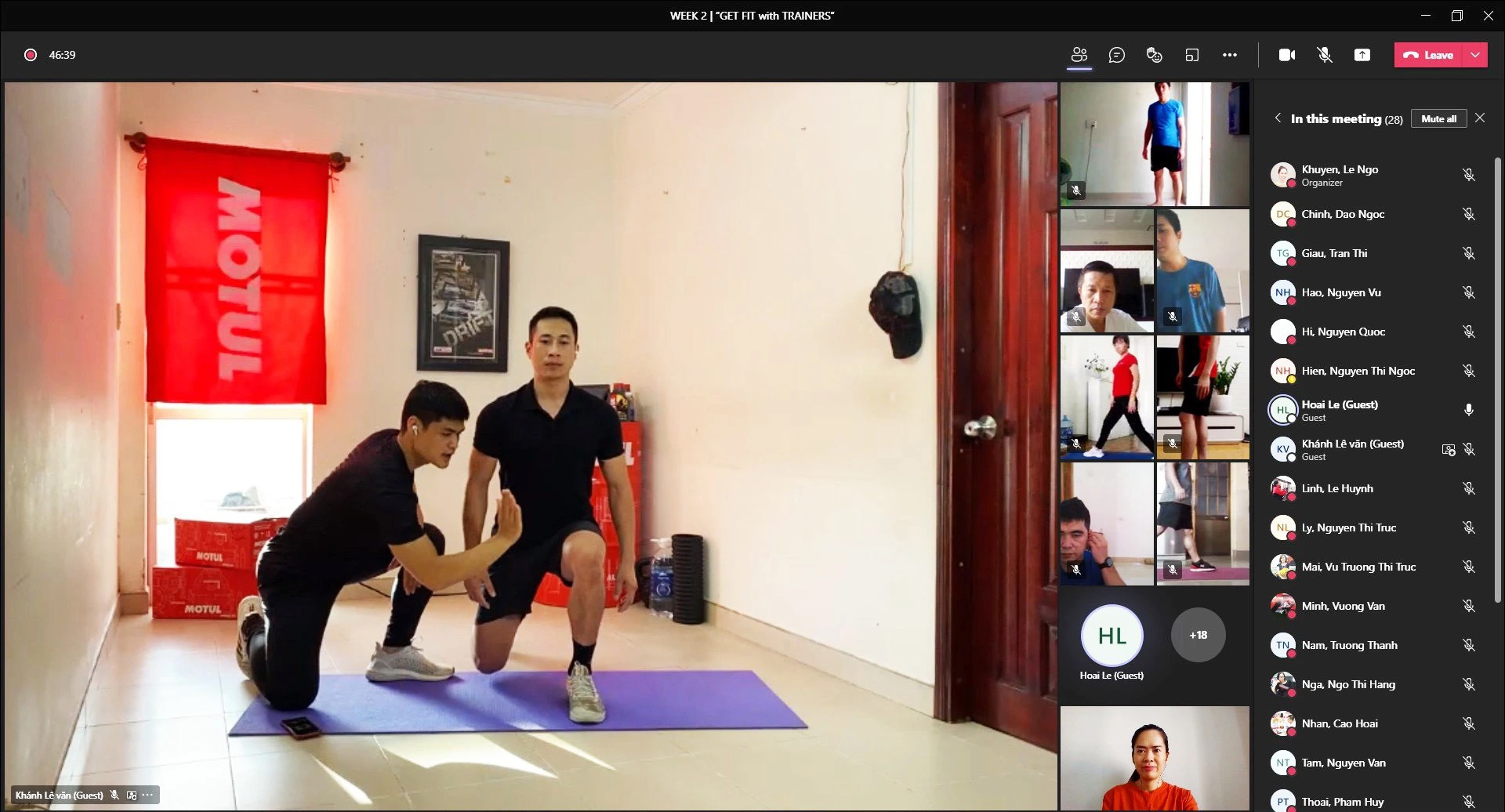 Hình ảnh minh họa dịch vụ PT Online tại Bodyline.vn