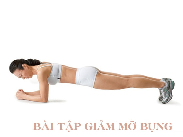 Bài tập Plank giúp giảm mỡ bụng