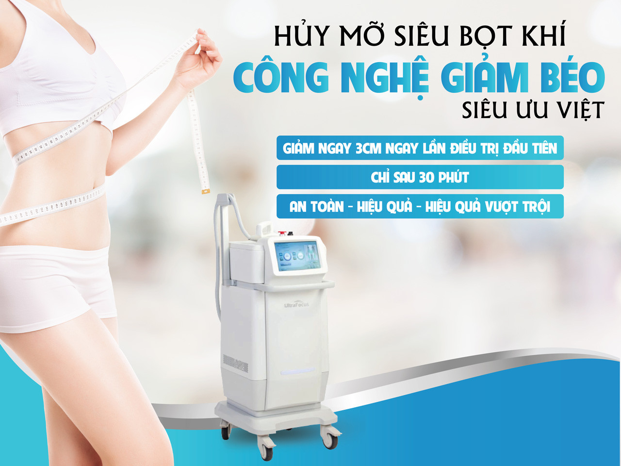 Công nghệ giảm béo số 1 Anh Quốc Ultra Focus Lipo