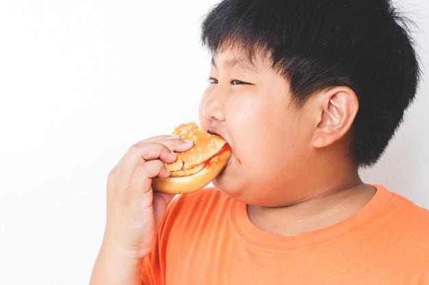 Trẻ ăn nhiều đồ ăn nhanh có nguy cơ béo phì cao