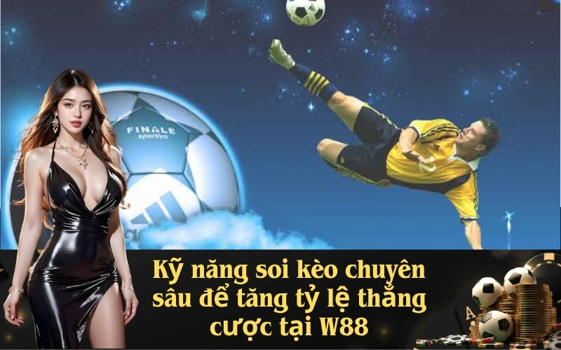 Kỹ năng soi kèo chuyên sâu để tăng tỷ lệ thắng cược tại W88