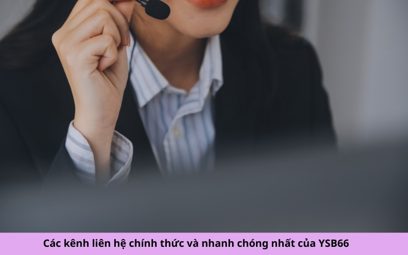 Các kênh liên hệ chính thức và nhanh chóng nhất của YSB66